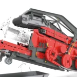 Ferrous metal discharge