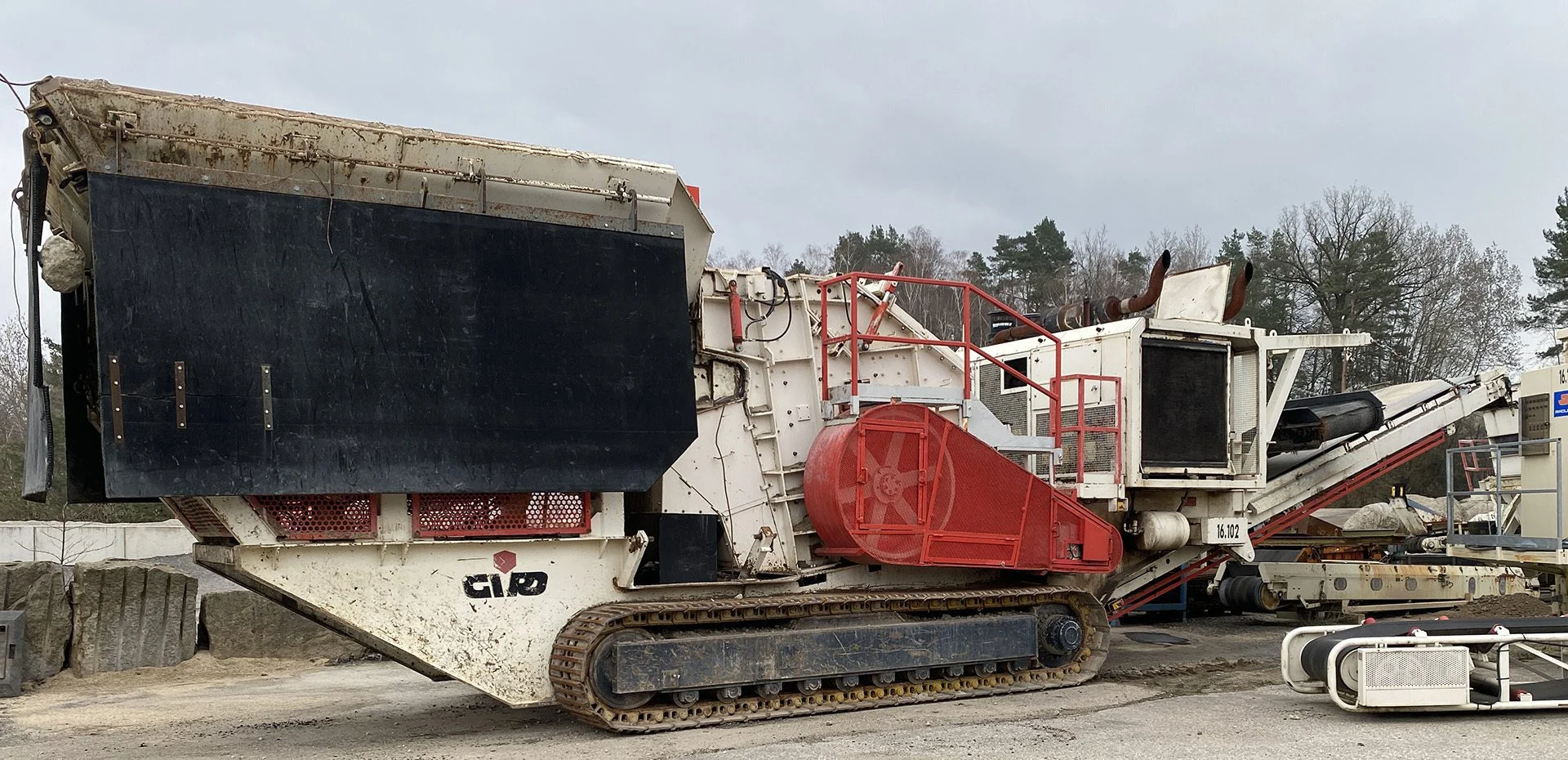 Gebrauchte Prallbrechanlage GiporecR170