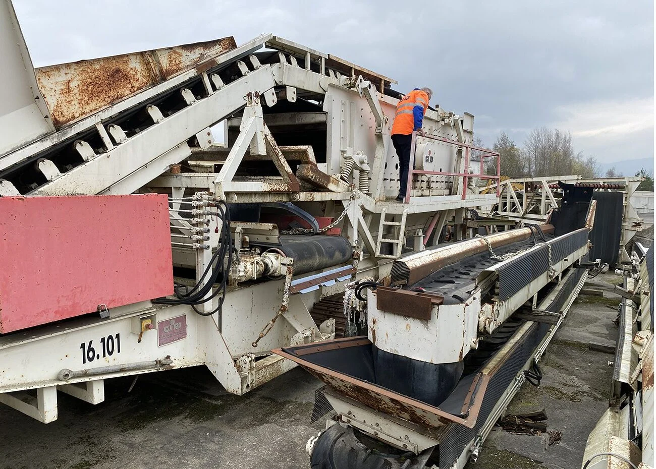 Gebrauchte Siebanlage GIPOSCREEN S 167 DR