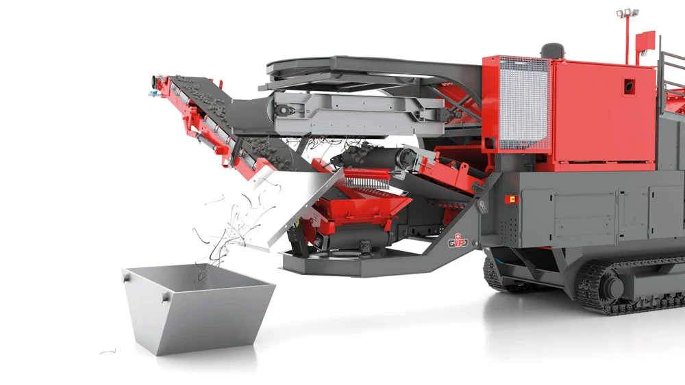 Magnetband in Längsrichtung mit Drehband