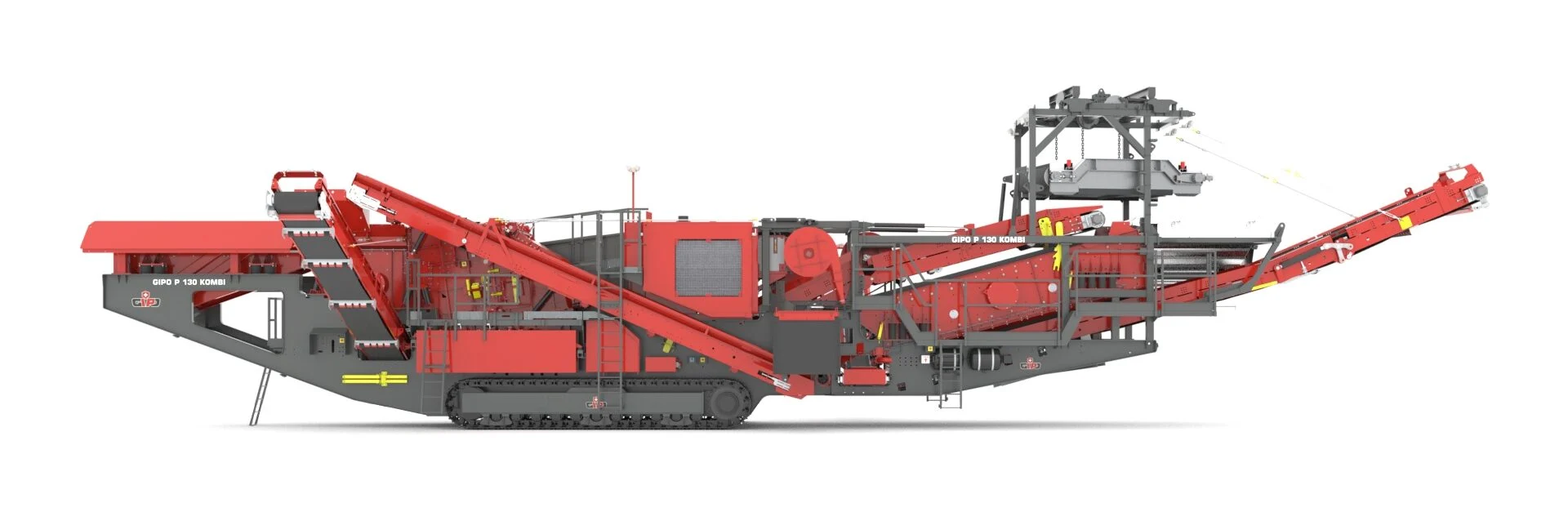 GIPO P 130 KOMBI mobile prallbrechanlage