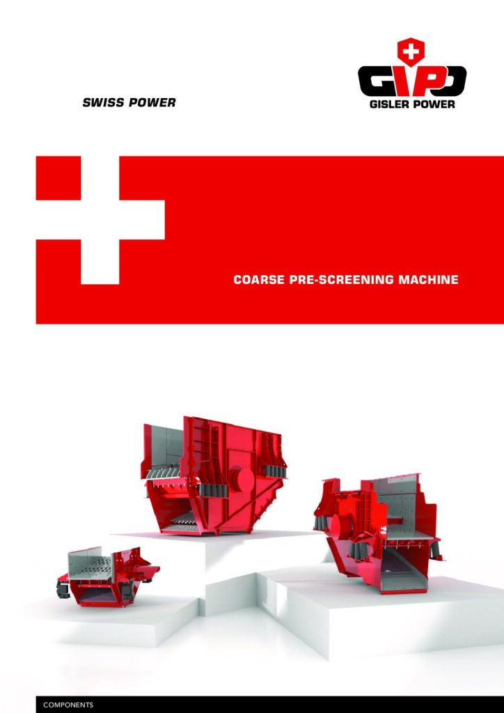 Coarse pre-screening machine – brochure EN