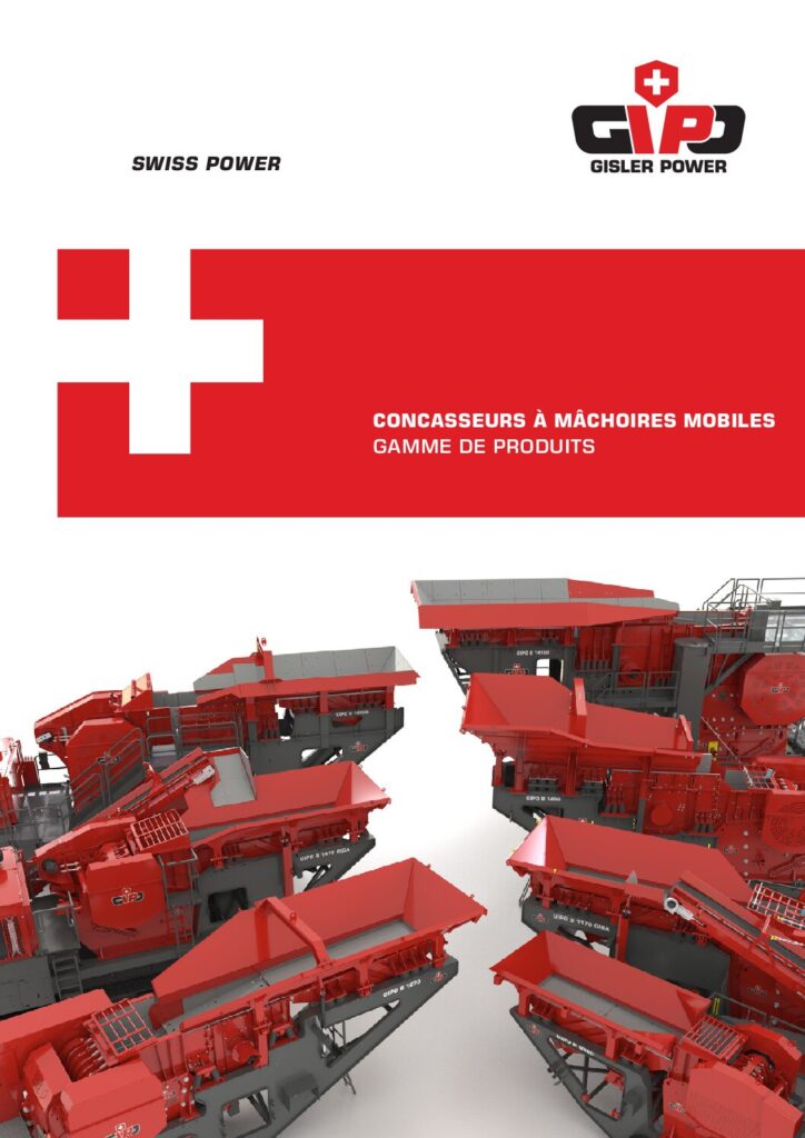 Concasseurs à mâchoires mobiles – gamme de produits FR
