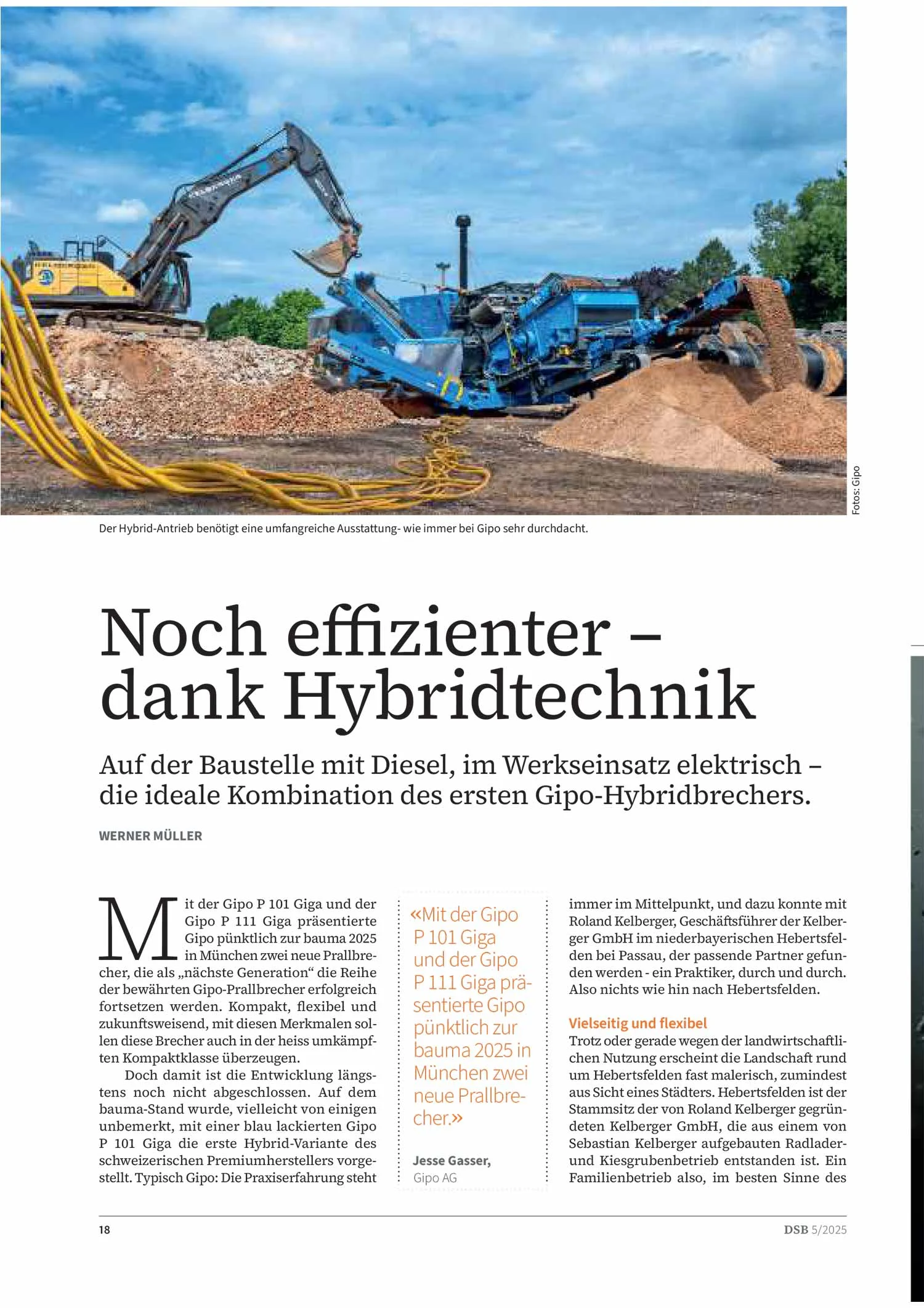 Titelblatt Presse DSB 05.2025 Kelberger